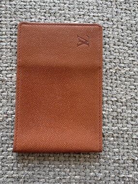 Louis Vuitton Vintage Card Holder Organizer Insert Made in France